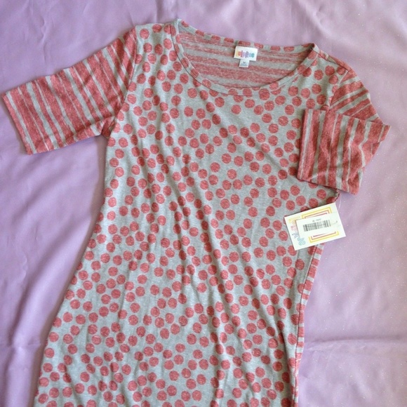 NEW LuLaRoe Julia Dots Form Fitting Knit M - Picture 7 of 8
